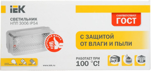 фото Светильник настенно-потолочный  IEK LNPP0-3006-1-060-K01 в Уфе