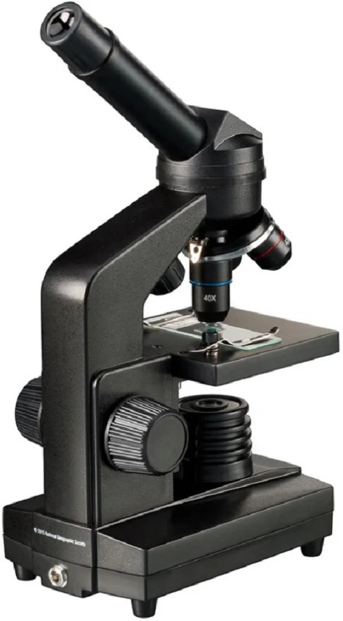 

Микроскоп Bresser 9039001 National Geographic 40x-1280x с держателем для смартфона, цвет: черный, 9039001