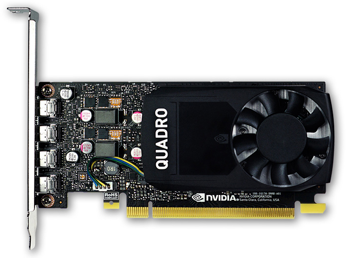 

Видеокарта PCI-E nVidia P1000 (900-5G178-2550-000) 4GB GDDR5 128bit 4*miniDP, P1000 (900-5G178-2550-000)
