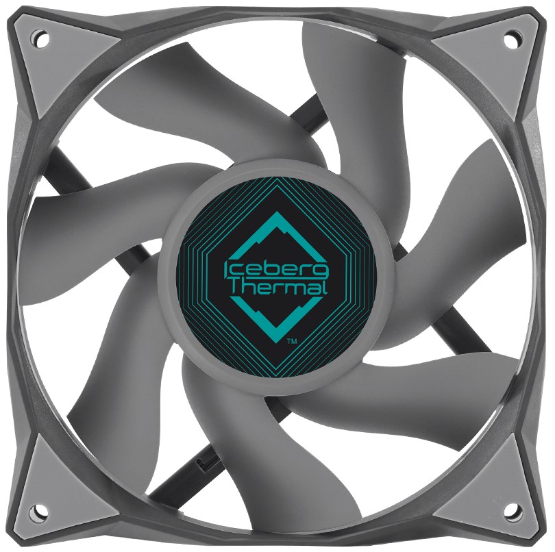 

Вентилятор для корпуса Iceberg Thermal IceGALE 120mm GRAY 120x120x25mm, 500-1850rpm, 76 CFM, 0-35dBA, 4pin PWM, IceGALE 120mm GRAY