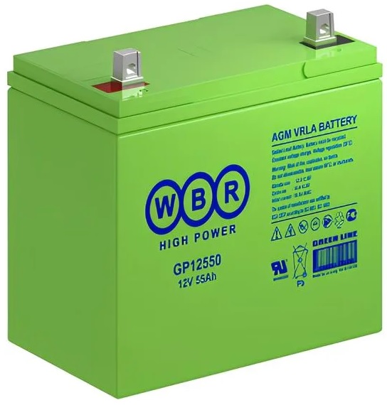 

Аккумулятор WBR GP12550 WBR 55Ач, GP12550 WBR