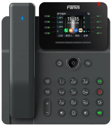 

Телефон VoiceIP Fanvil V62 Pro 6 линий SIP, 2х10/100/1000, 2,8" цветной дисплей, 15 DSS клавиш, беспроводная трубка, V62 Pro