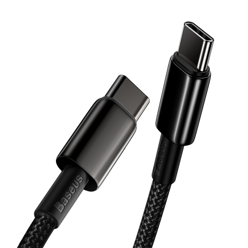 

Кабель интерфейсный Baseus CATWJ-01 Type-C - Type-C 100W 1m black, CATWJ-01