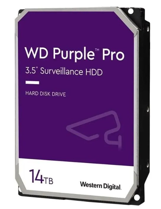 

Жесткий диск 14TB SATA 6Gb/s Western Digital WD142PURP WD Purple Pro 3.5" 7200rpm 512MB (WD141PURP, WD140PURZ), WD142PURP