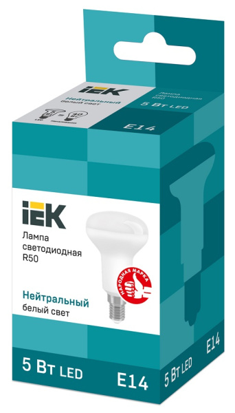 фото Лампа светодиодная IEK LLE-R50-5-230-40-E14 в Челябинске