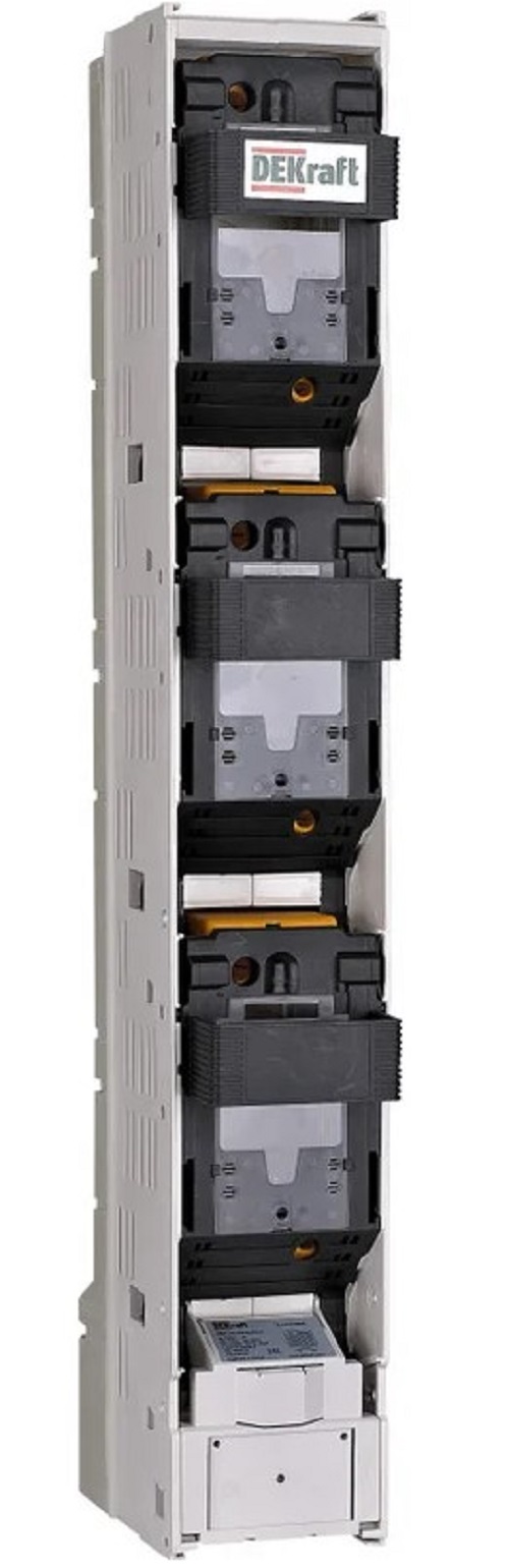 

Предохранитель-выключатель-разъединитель DEKraft 21401DEK вертикальный 250А пофазное отключение_ПВР-101, 21401DEK
