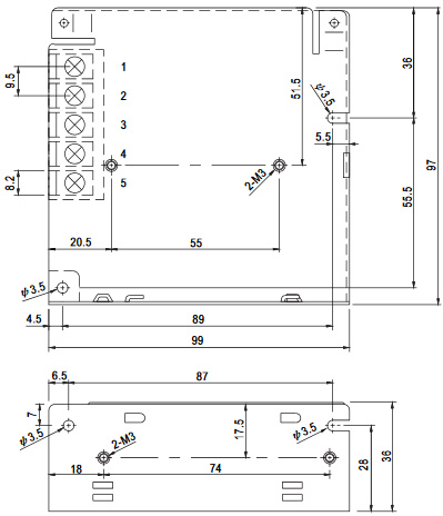 фото Преобразователь DC-DC модульный Mean Well SD-25C-12 в Волгограде