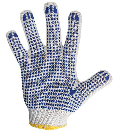 Изображение товара Перчатки Rexant 09-0212 трикотажные с ПВХ покрытием для работы