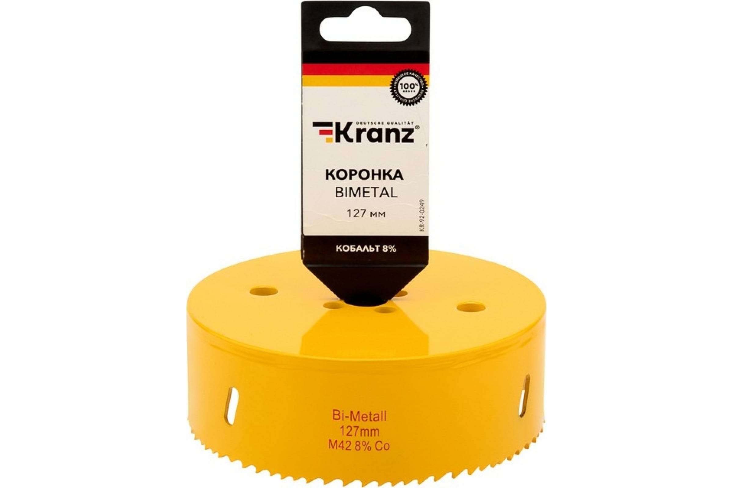 

Коронка KRANZ KR-92-0249 Bimetal 127 мм, KR-92-0249
