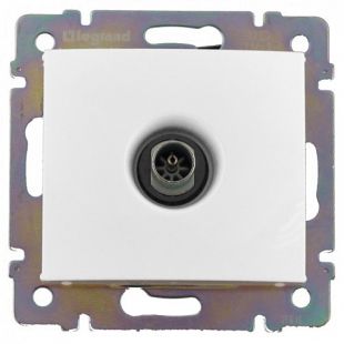 

Розетка Legrand 774431 Valena телевизионная TV, проходная, 14дБ, в рамку, IP20 (белая), 774431