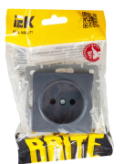 фото Розетка без заземления  IEK BR-R10-10-K35