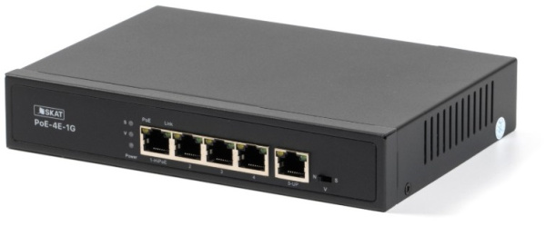 фото Коммутатор  Бастион SKAT PoE-4E-1G в Казани