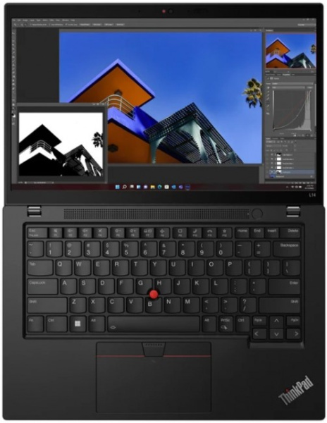 фото Ноутбук  Lenovo ThinkPad L14 G4 в Ростове-на-Дону 14 ", Core i7, 16 Гб RAM, 512 Гб SSD, Iris Xe Graphics, Черный