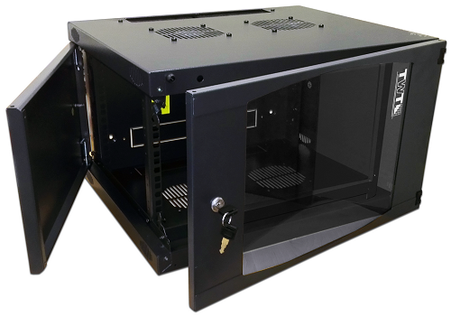 

Шкаф настенный 19", 18U TWT TWT-CBWNG-18U-6x6-BK Next, 550x600, стеклянная дверь, черный, 1 коробка, TWT-CBWNG-18U-6x6-BK