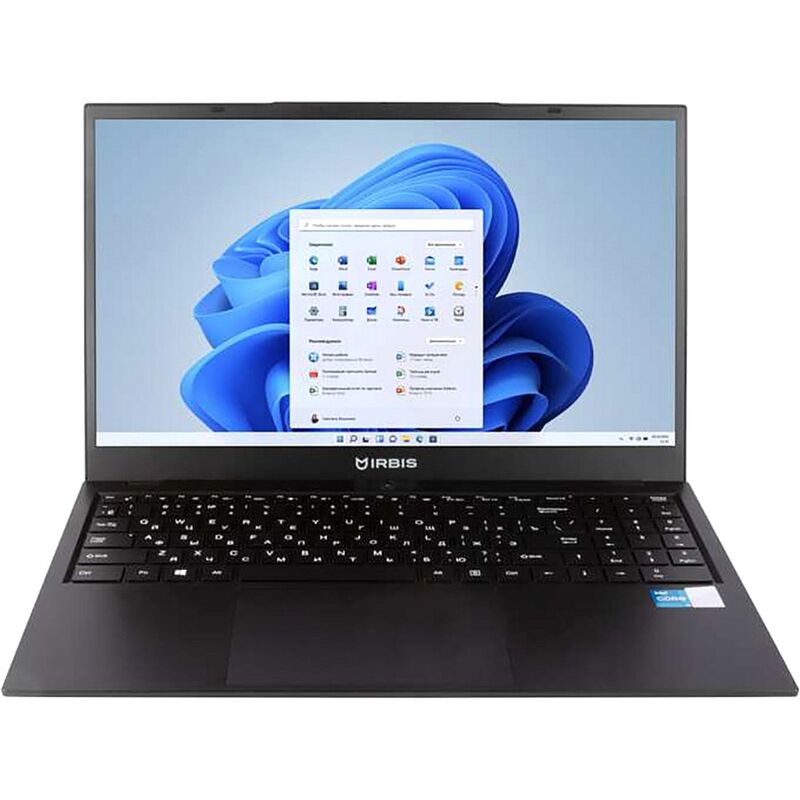 

Ноутбук Irbis 15N i3-1215U/16GB/512GB SSD/UHD graphics/15.6" IPS/WiFi/BT/cam/Win11Pro/black, 15N