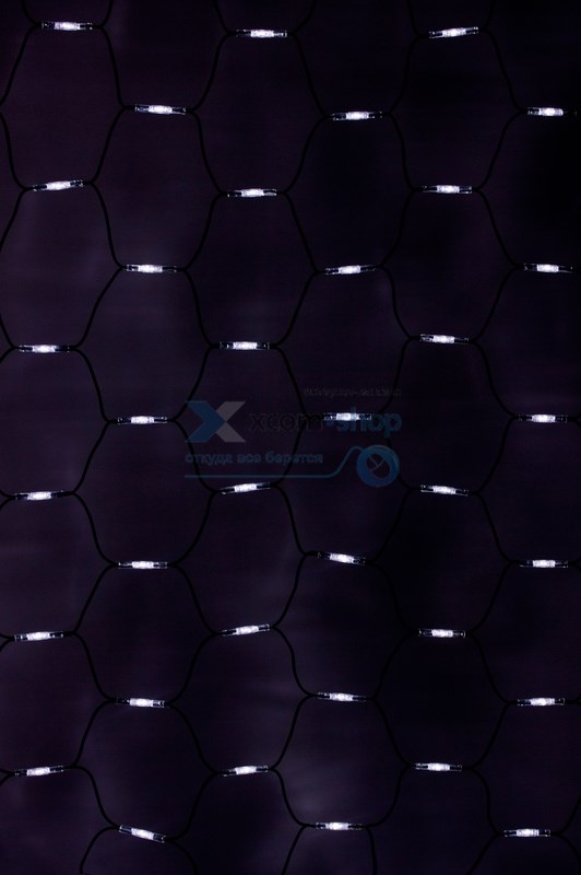 

Гирлянда NEON-NIGHT 217-135 сеть 2x4м, черный каучук, 560 LED белые, 217-135