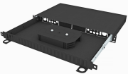 фото Кросс оптический стоечный TopLAN КРСв-Top-1U-08DSC/QLC-BK