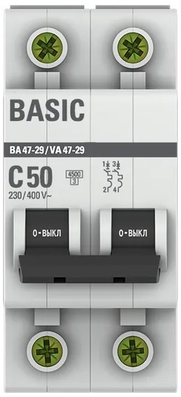 фото Автоматический выключатель  EKF mcb4729-2-50C в Волгограде