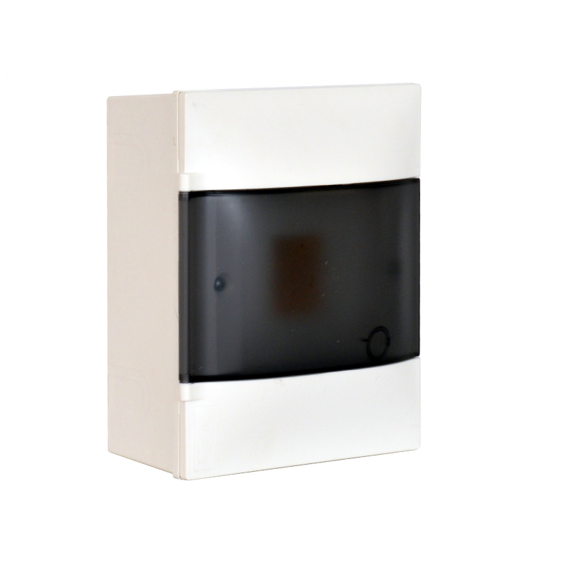 

Щиток навесной Legrand 134614 Practibox S - 1 ряд x 4 модуля, дымчатая дверь, 134614