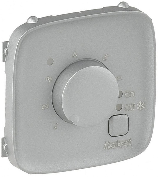 

Накладка Legrand 755327 Valena ALLURE, регулятора теплого пола, алюминий, 755327