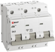 фото Автоматический выключатель EKF mcb47100-3-63D-pro