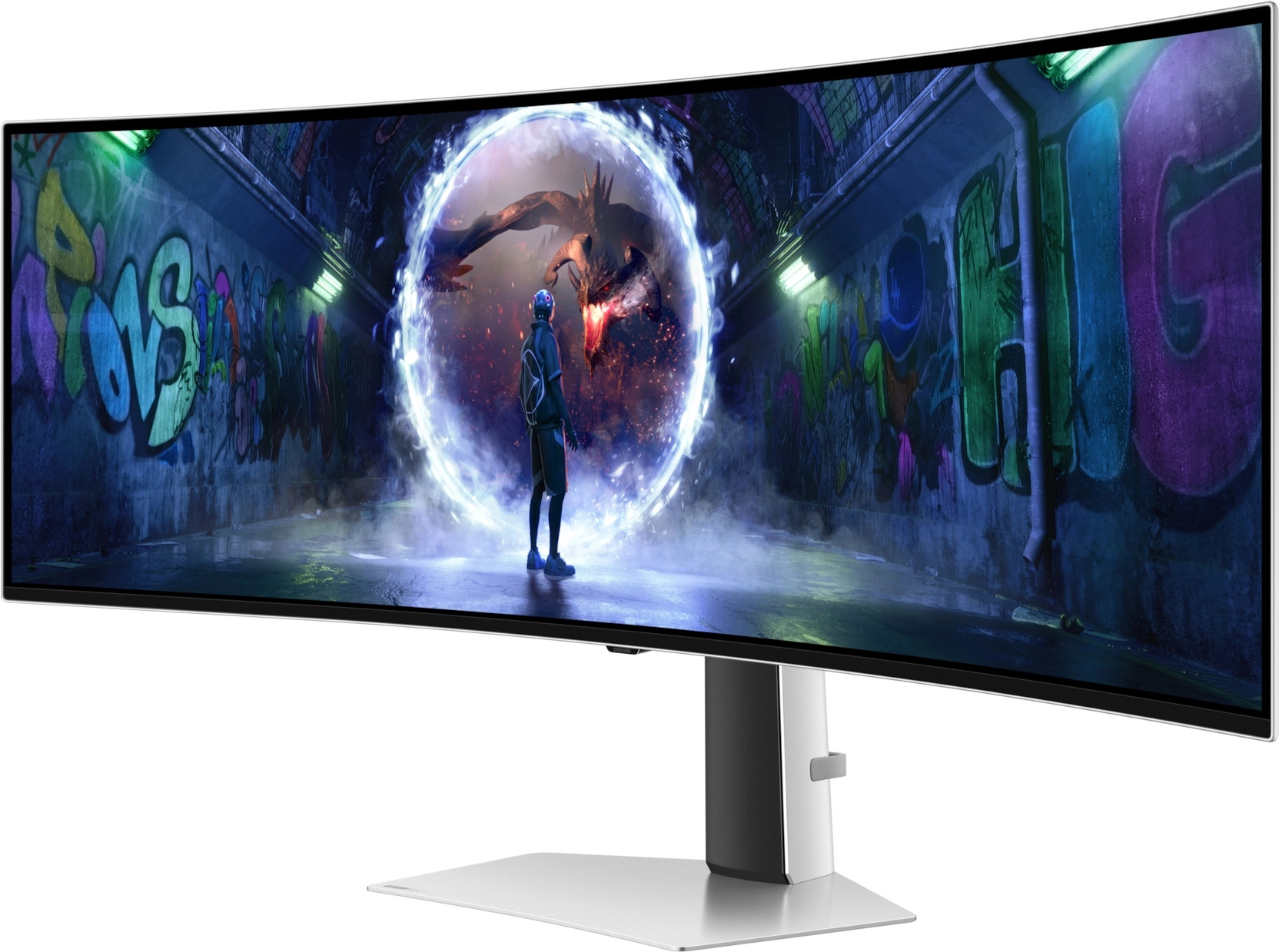 

Монитор 49" Samsung Odyssey G9 LS49DG932SIXCI 5120x1440 LED, 32:9, OLED, 250cd, 1M:1, 0.03ms, 178/178, curved 1800R, DP, HDMI, USB, 240Hz, Tilt, HAS,, Odyssey G9