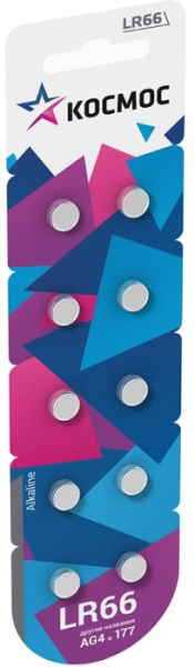 фото Батарейка  Космос KOCG4(LR66)10BL в Санкт-Петербургe