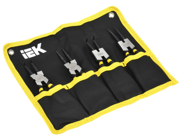 Изображение товара Набор колецъемников IEK ARMA2L 3 для внешних и внутренних стопорных колец, 180 мм