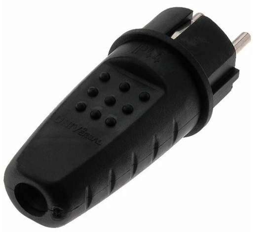 фото Каучуковая вилка  Filum FL-PLUG-EU-IP44-BK в Красноярске