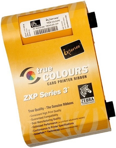 

Лента красящая Zebra 800033-840 YMCKO для ZXP3, 200 отпечатков, 800033-840