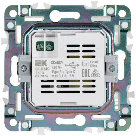 фото Розетка USB  IEK SK-U22-D31-K23 в Казани