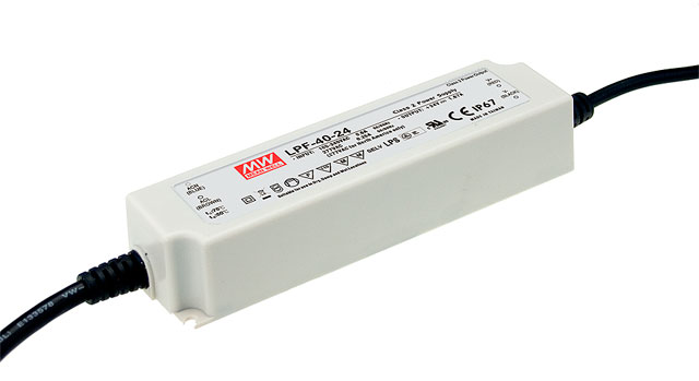 

Драйвер светодиодный Mean Well LPF-40D-12 P вых: 40 Вт; Выход: 12 В; U1: 7.2...12 В; I1: 3.34 А; Стабилизация: напряжение, ток; Вход: 110/220В авто, LPF-40D-12