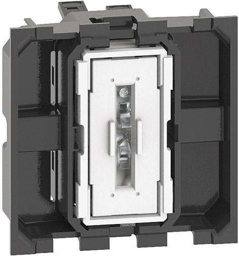 Изображение товара Выключатель BTicino K4001M2A аксиальный возвратно-нажимной 2 модуля 10А