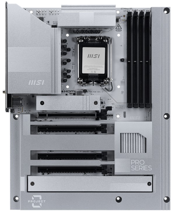 

Материнская плата ATX MSI PRO Z890-S WIFI PZ (LGA1851, Z890, 4*DDR5, 4*PCIe, 4*SATA, 3*M.2, 2*TypeC, 6*USB 3.2, 4*USB 2.0, HDMI, DP), PRO Z890-S WIFI PZ