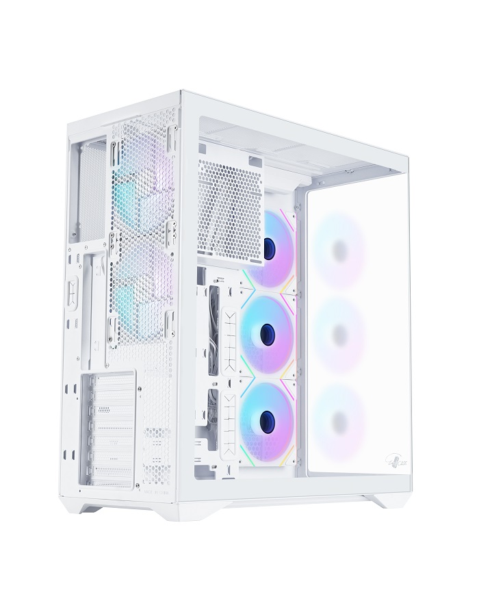 

Корпус ATX Eurocase M4801 white, без БП, закаленное стекло 2 стороны, 4801