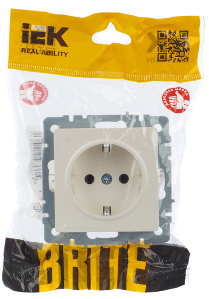 фото Розетка с заземлением  IEK BR-R11-16-K36 в Челябинске