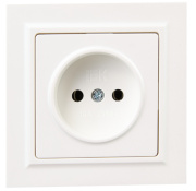 фото Розетка без заземления  IEK BR-R10-10-K36