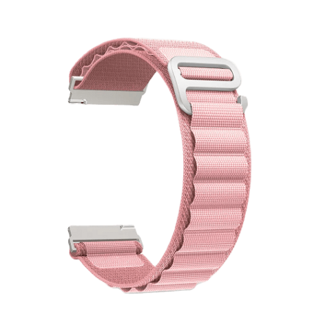 Изображение товара Ремешок для смарт-часов Lyambda NAVI 22 мм розовый нейлон спорт универсальный