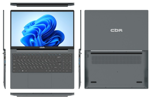 фото Ноутбук CBR LP-15110 15.6" (Intel Core i3, 8Гб DDR4, SSD 256 Гб, UHD Graphics, Windows 11 Профессиональная) Серый [CBR-LP-15110-i3-1220P]