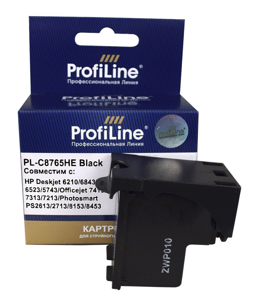 

Картридж ProfiLine PL-C8765HE-Bk №131 для принтеров HP Deskjet 6210/6843/6543/6523/5743/Officejet 7413/7313/7213/HP Photosmart PS2613/2713/8153/8453 п, PL-C8765HE-Bk