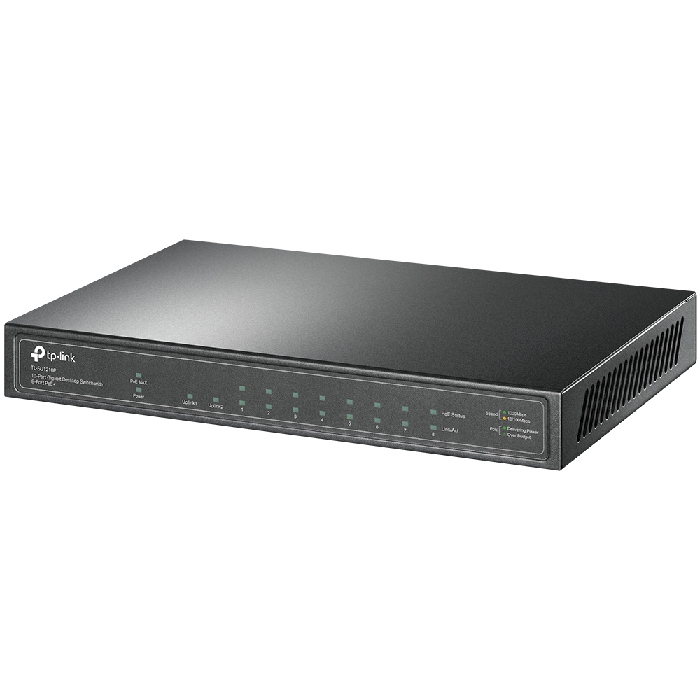 

Коммутатор TP-LINK TL-SG1210P 8-портовый гигабитный неуправляемый PoE+ с 1 гигабитным портом RJ-45 + 1 Uplink-портом SFP, TL-SG1210P