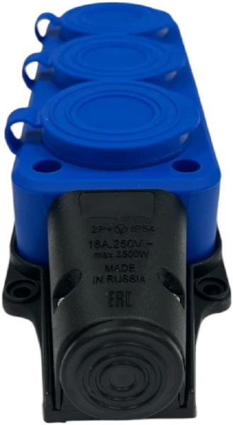 фото Удлинитель силовой iTOK i-CONNECT-COLOR-SUR-PVS-325-3-54-10-BLUE в Омске