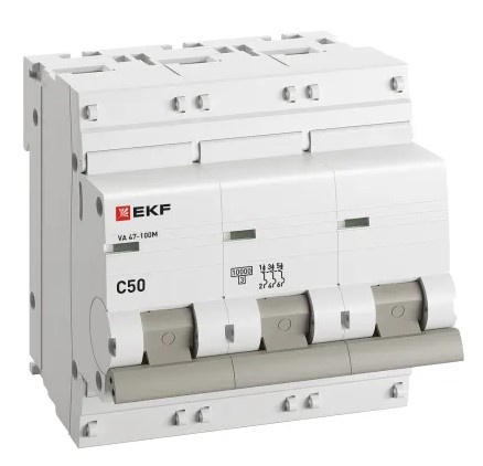 фото Автоматический выключатель  EKF mcb47100m-3-50C-pro в Омске