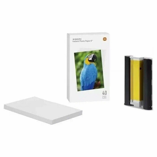 

Бумага Xiaomi Instant Photo Paper 6" BHR6757GL для фотопринтера (40 Sheets) SD20, Instant Photo Paper 6"