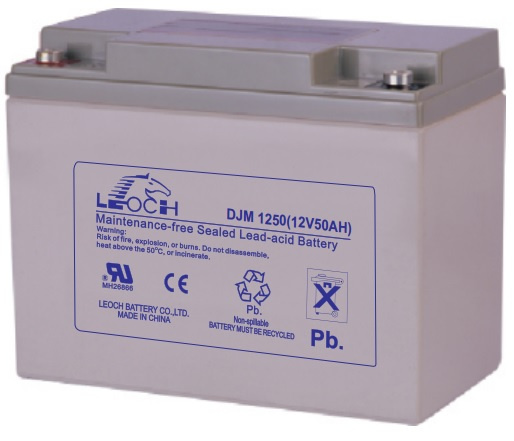 Изображение товара Аккумулятор Leoch DJM 12-50 50 Ач 12 В необслуживаемый для циклического и буферного использования