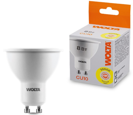 фото Лампа светодиодная WOLTA 25YPAR16-230-8GU10 в Красноярске