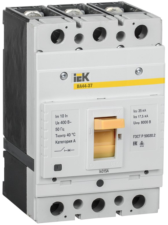 

Автоматический выключатель в литом корпусе IEK SVA4410-3-0315-35 ВА44-37 3Р 315А 35кА, SVA4410-3-0315-35
