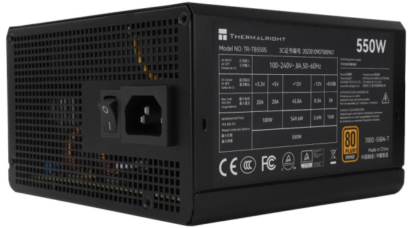 фото Блок питания ATX Thermalright TR-TB550S
