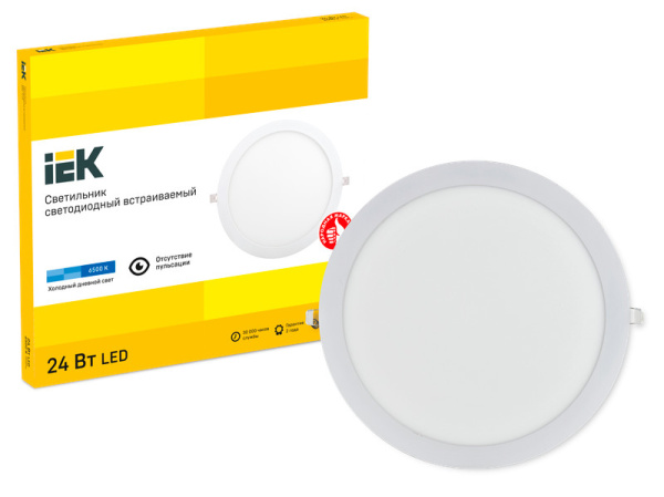 фото Светильник светодиодный встраиваемый IEK LDVO0-1610-1-24-6500-K01 в Екатеринбурге