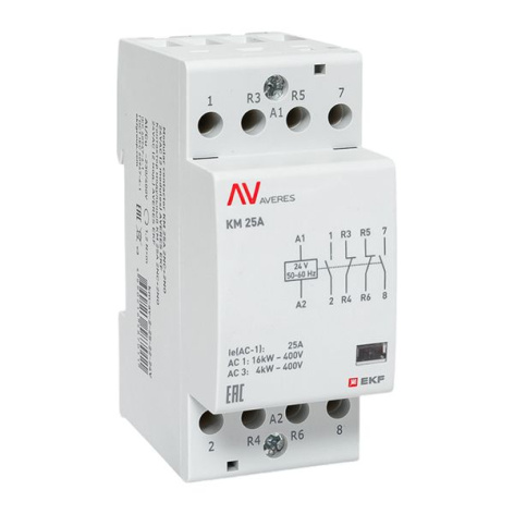 фото Контактор модульный EKF km-av-2-25-22-24V в Ростове-на-Дону